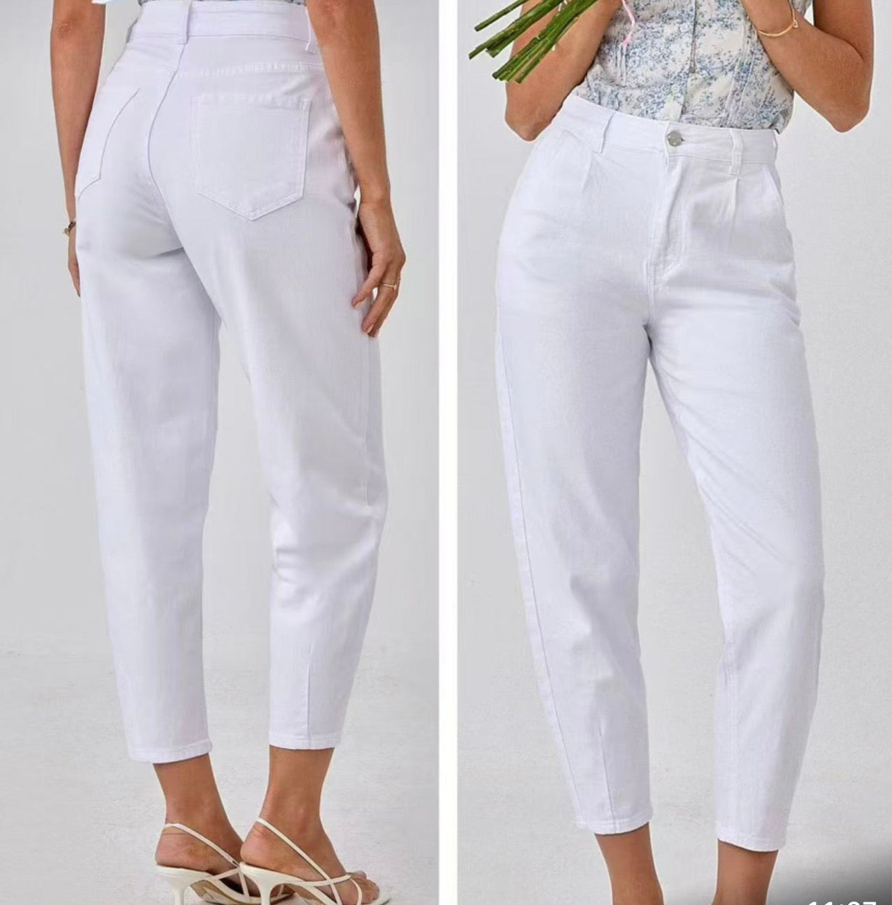 Jeans balloon 🎈bianco