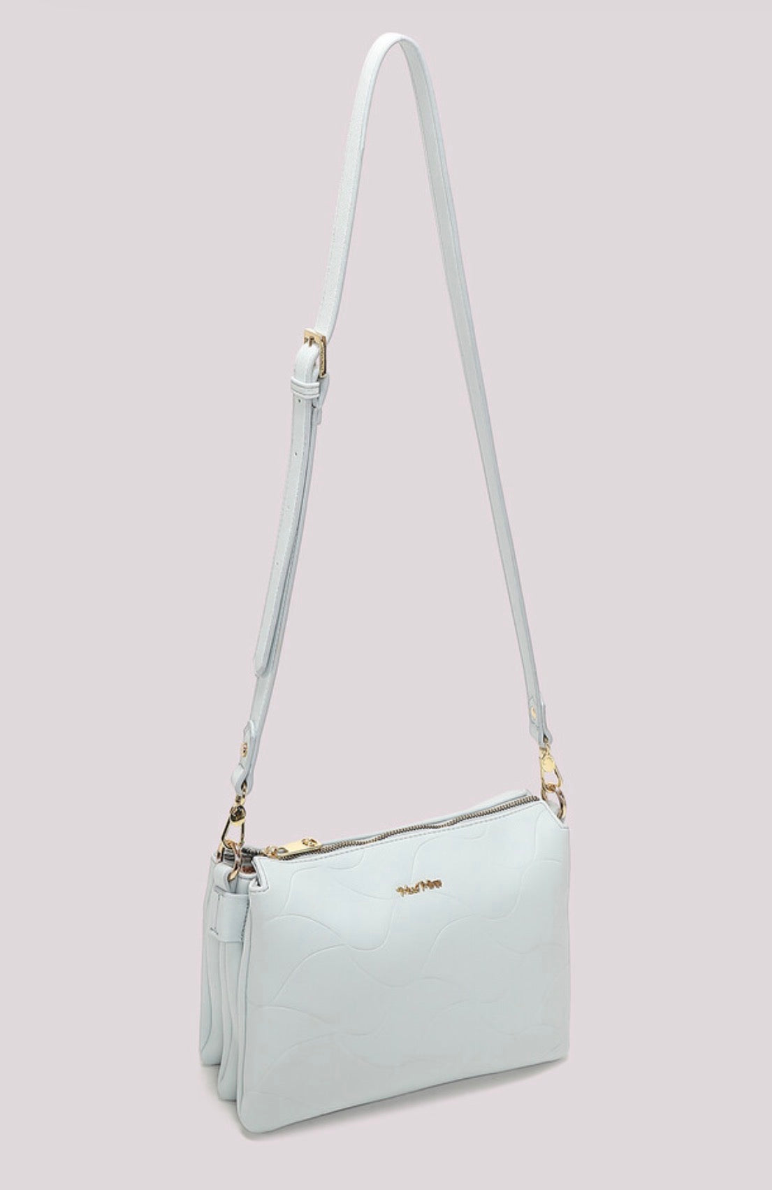 Borsa tracolla azzurra Mimì Muà