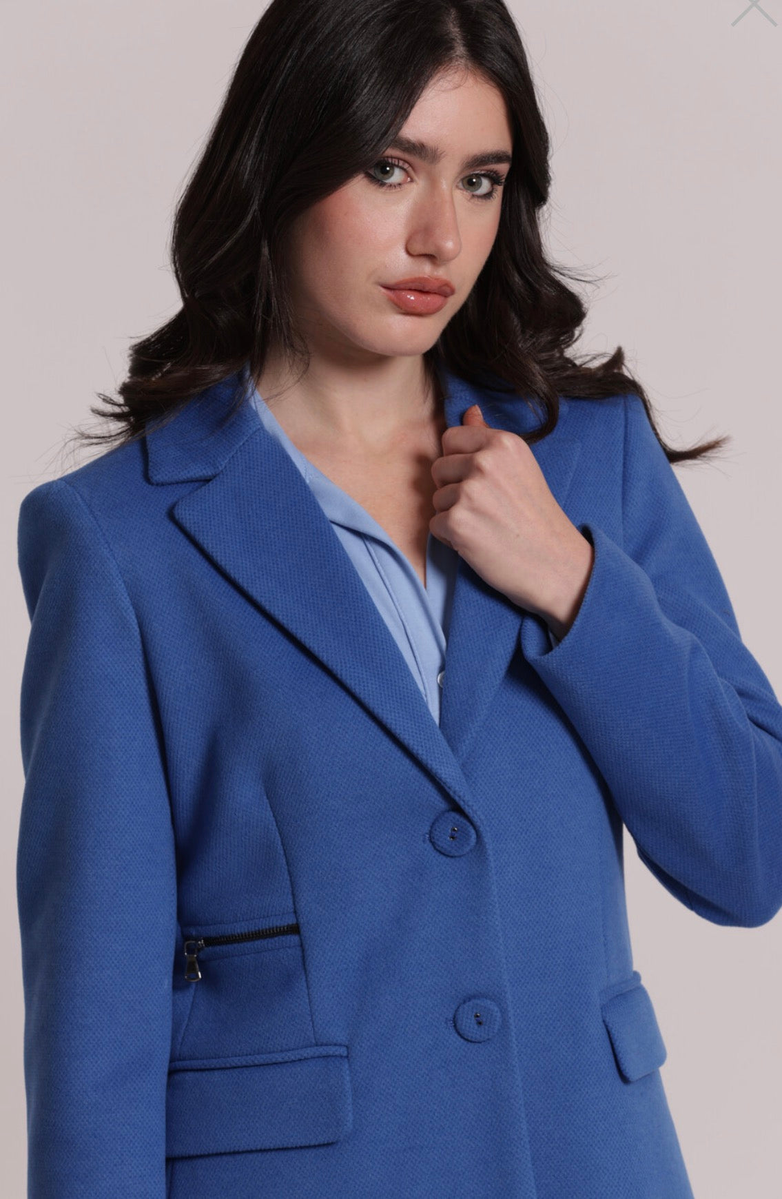 Cappotto bluette Mimì Muà