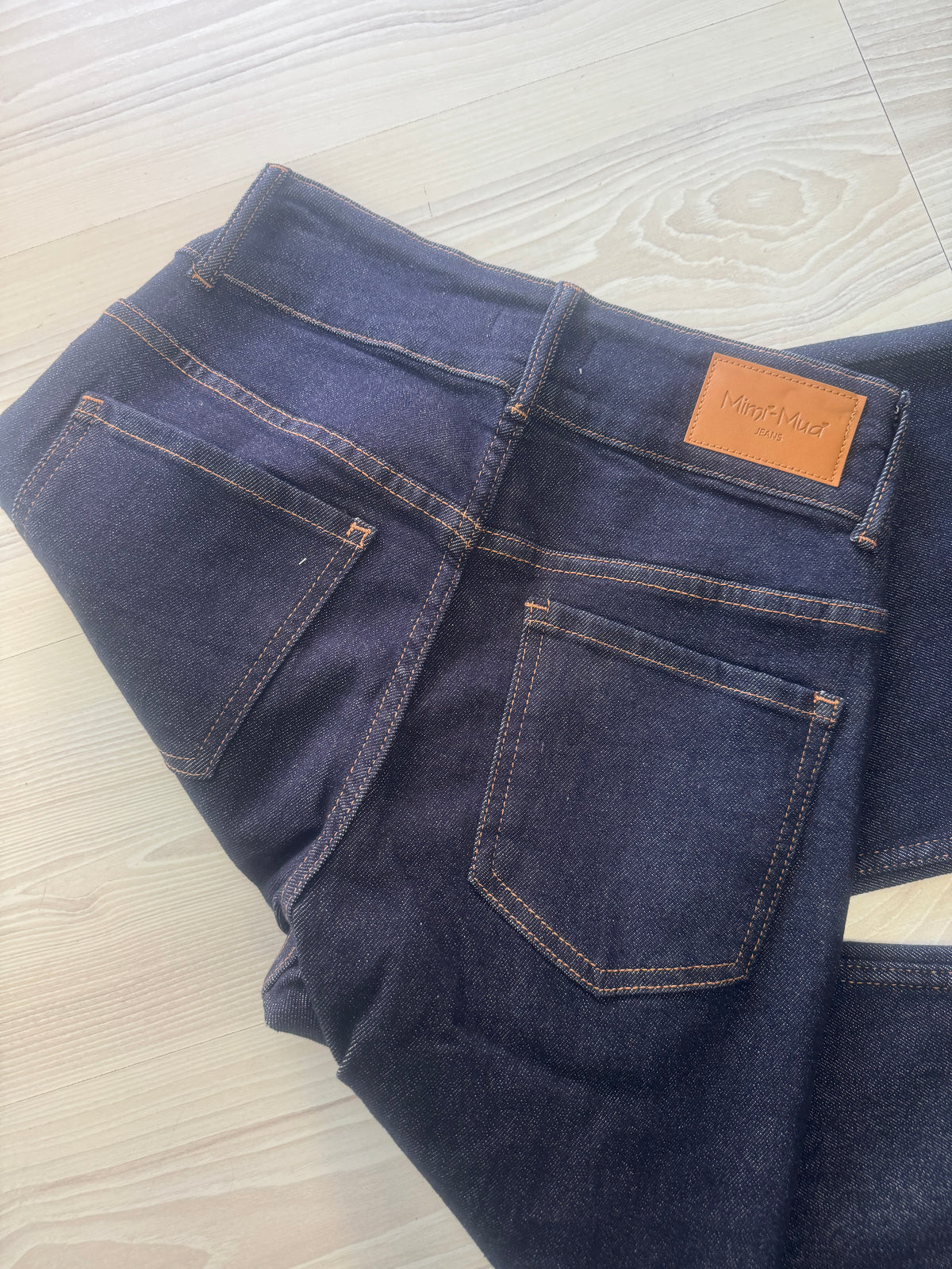 Jeans risvolto maculato Mimì Muà