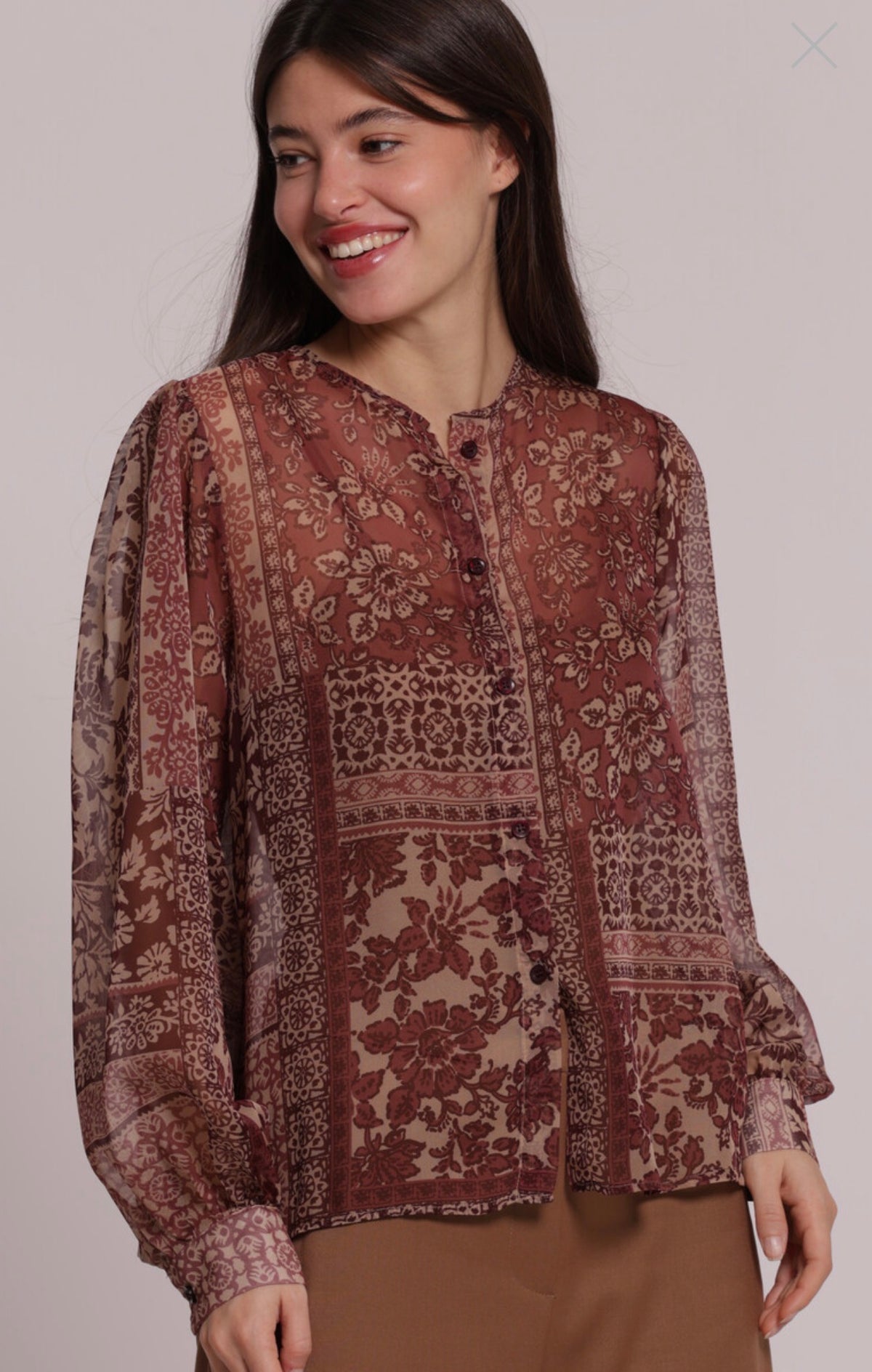 Camicia floreale Mimì Muà