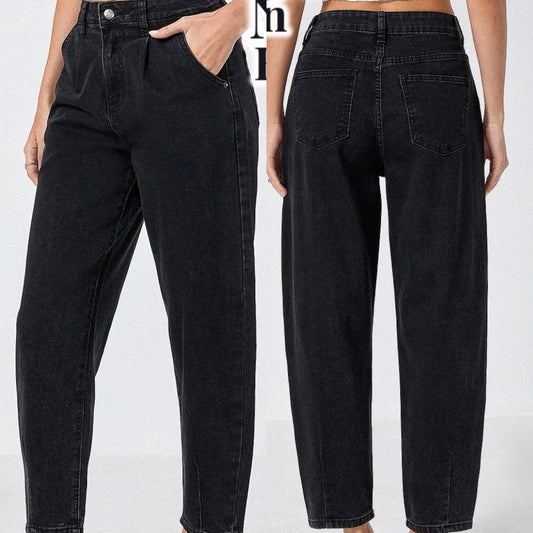 Jeans balloon nero
