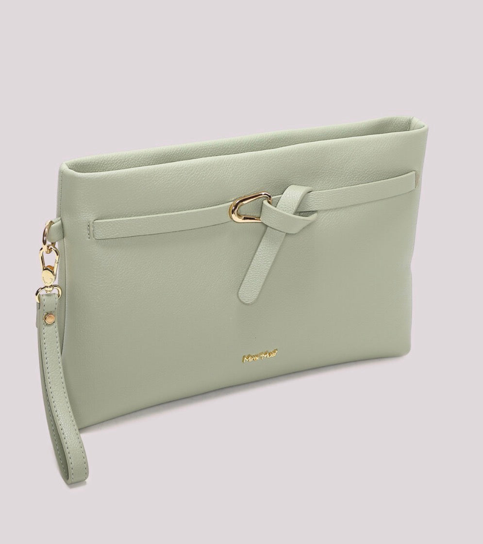 Pochette verde chiaro Mimì Muà