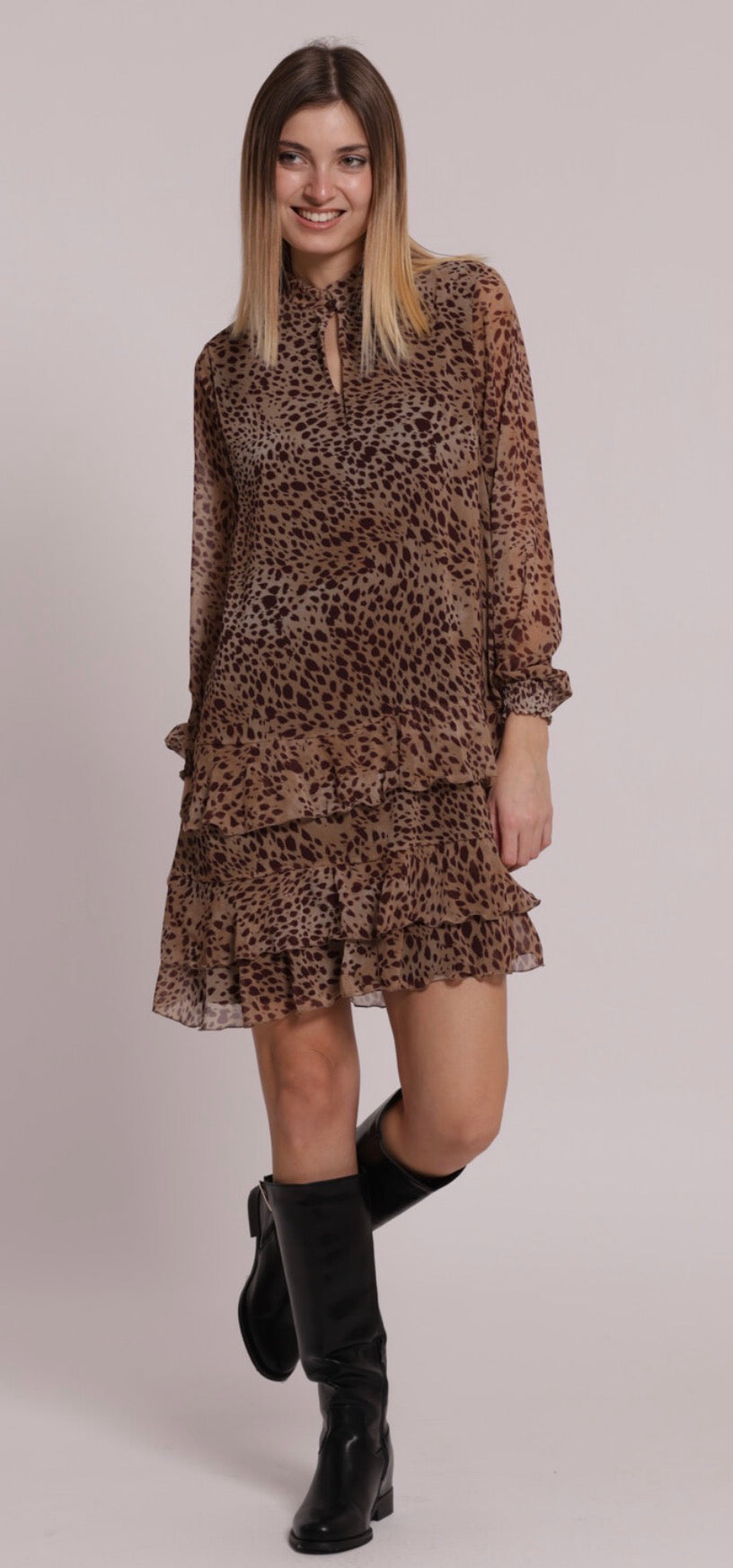 Abito Leopard Mimì Muà
