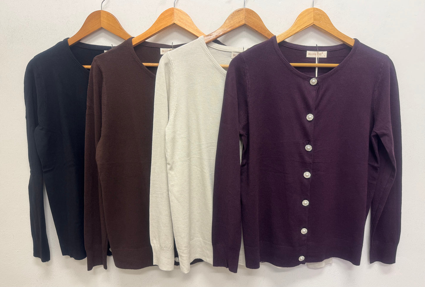 Cardigan bottoni gioiello