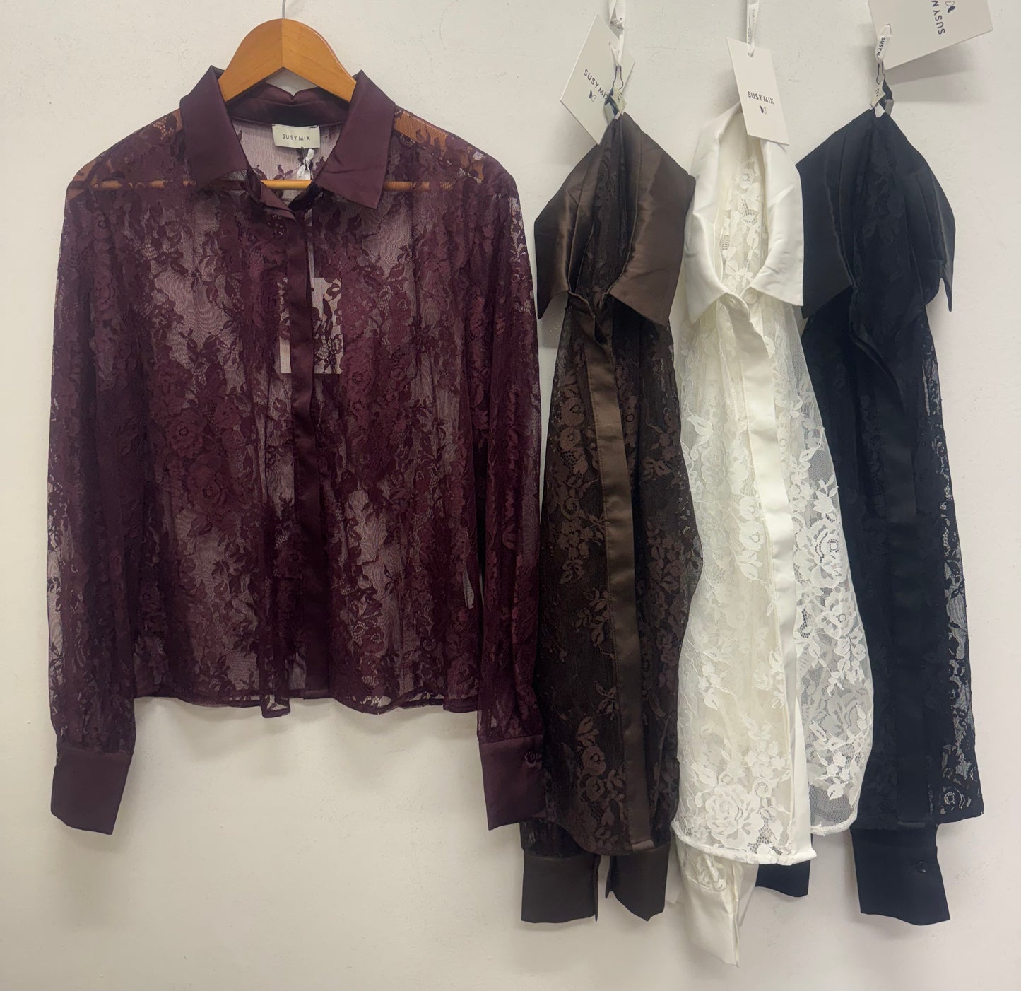 Camicia pizzo Susy Mix