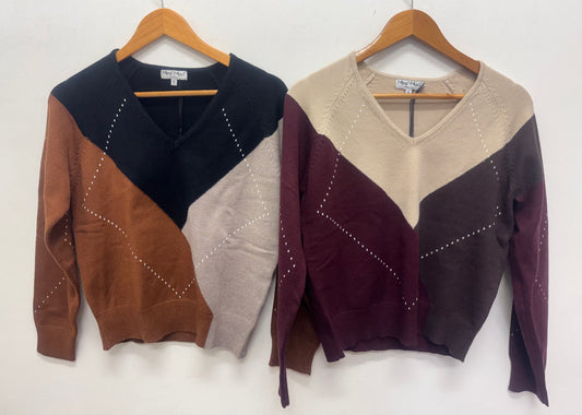 Maglioncino colorblock Mimì Muà
