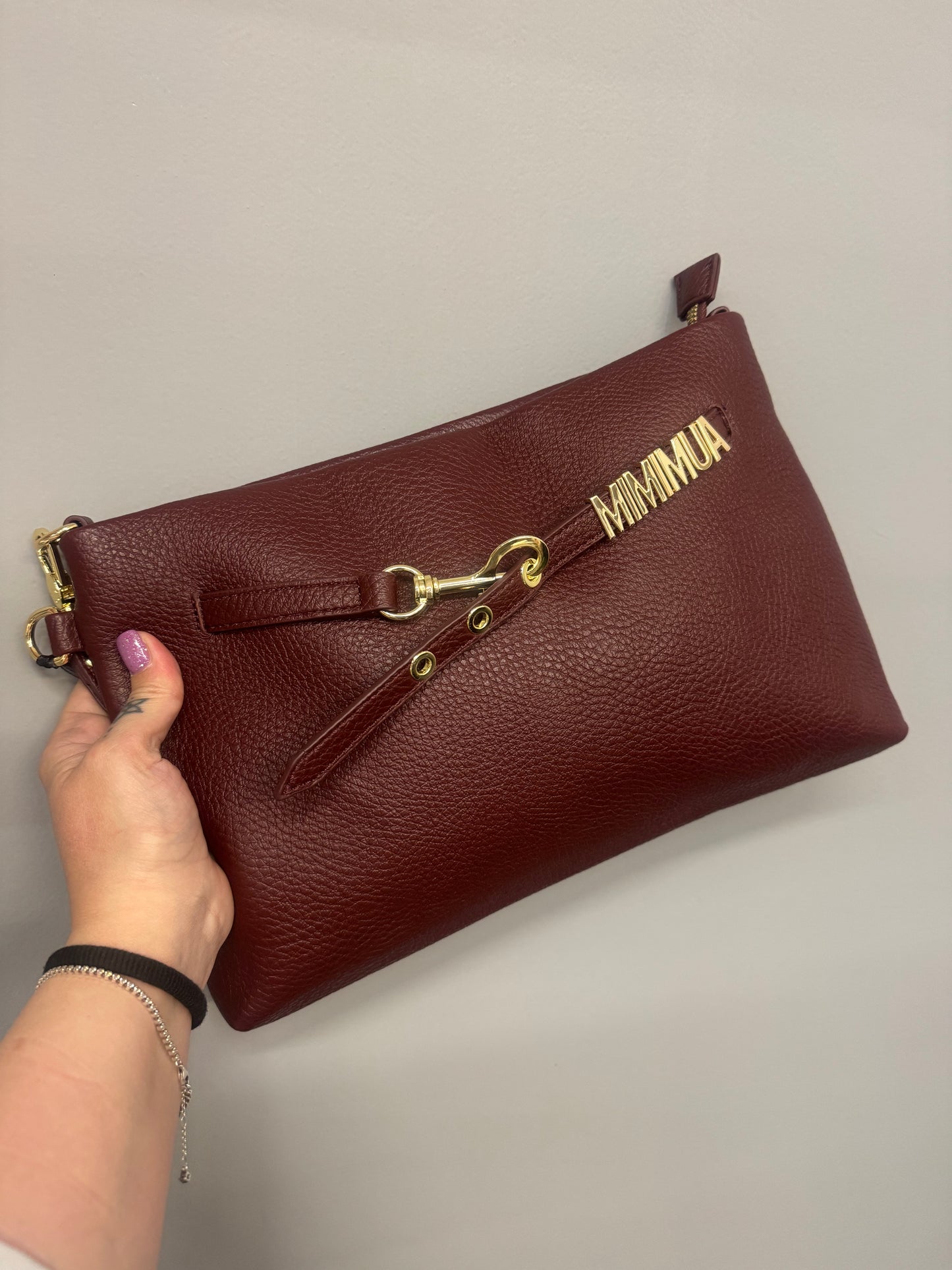 Borsa bordeaux Mimì Muà