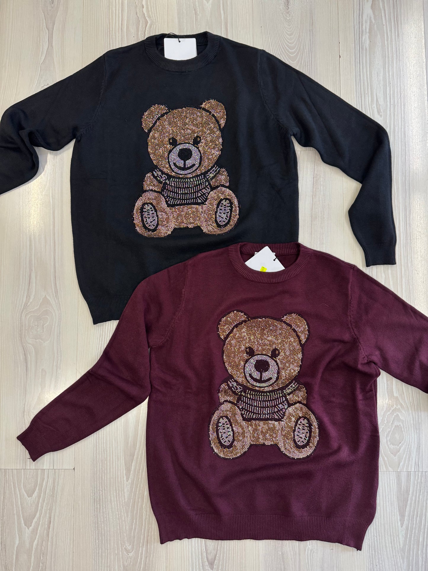 Maglioncino orsetto strass